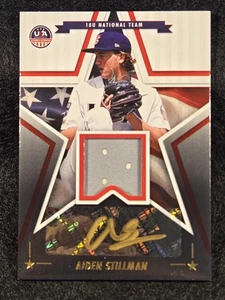 2025 Panini Stars and Stripes Stars & Stripes Aiden Stillman Black Gold SSM-AS. - Picture 1 of 2