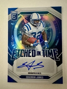 2025 Donruss Elite Etched in Time Edgerrin James Auto /25 Colts - Picture 1 of 3