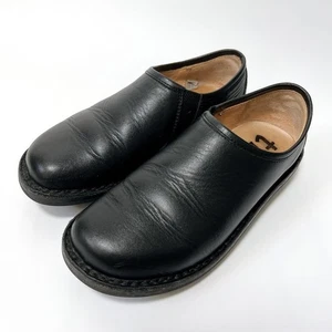 Trippen Yen Slip-On Women's Leather Shoes Black 36 EU23 US6 Pre-owned - Picture 1 of 11