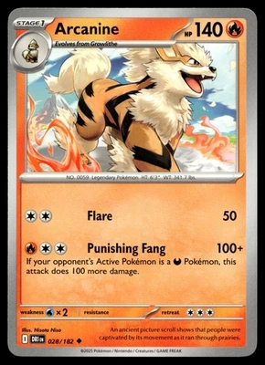 Arcanine 028/182 SV10: Destined Rivals - Image 1 of 2
