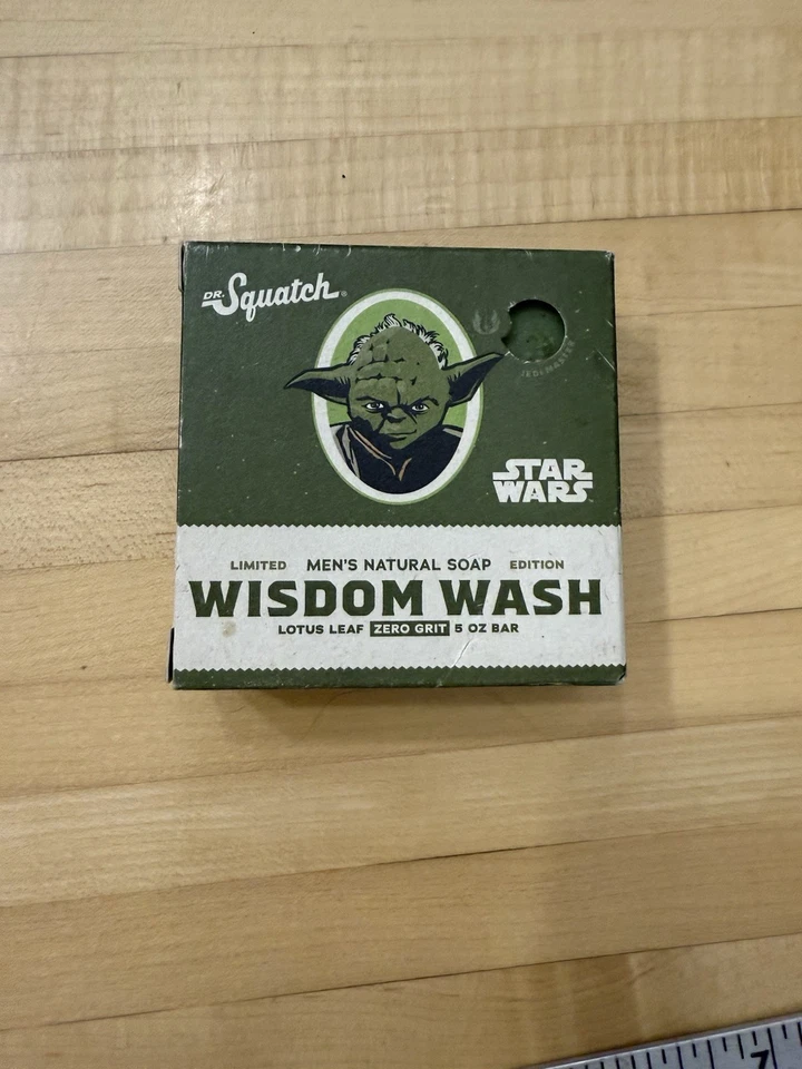 Dr. Squatch x Star Wars Limited Edition Soap Bar 5 Oz Wisdom Wash Yoda - Image 1 of 4