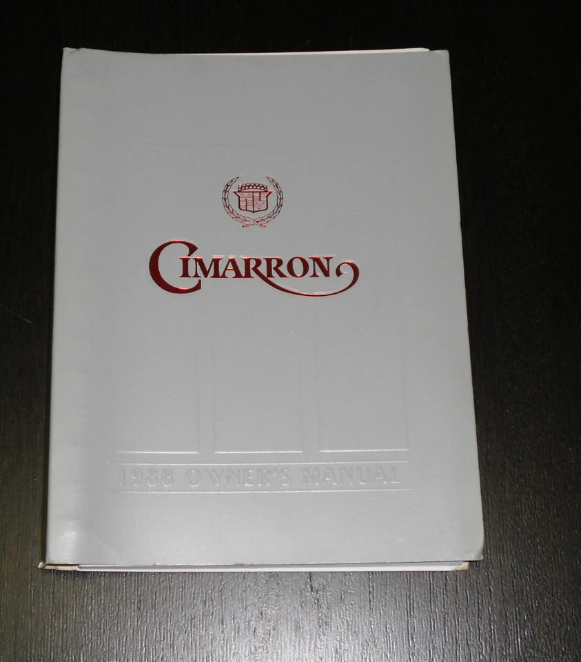 Istruzioni Per L'Uso Chevrolet Cadillac Cimarron Stand 1987 - Immagine 1 di 1