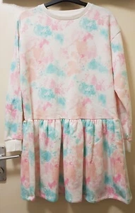 Girls Dress Multicolor Long Sleeves Size 12-13 Years Brand New by F&F - Picture 1 of 7