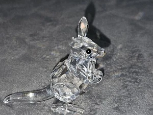 "Encuentros Raros"" Madre Canguro de Cristal Swarovski 1994 con Joey - Imagen 1 de 9