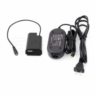 Batería ficticia DMW-DCC16 DC acoplador AC DC adaptador de corriente para Panasonic S1 S1R S1H Foto 1 de 4
