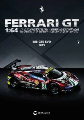 NEW IXO 1:64 FERRARI 488GTE Evo - 2019 +BOX +Magazine no Minichamps - Immagine 1 di 3