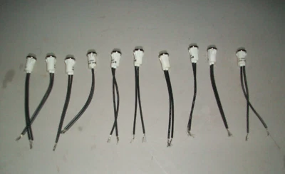 1050C4 Luz Indicadora Blanca 125V 1/2W Artículo Nuevo No Caja Lote de 10 10 1050C4-125 Foto 1 de 3