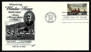 USA, SCOTT # 1207, FLEETWOOD FDC COVER OF 1962 WINSLOW HOMER, AMERICAN PAINTER - Picture 1 of 1