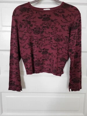 Y2k 90's Women's Blouse Top L - Imagem 1 de 4