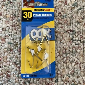 ReadyNail 30 lb. Picture Hook (4-Piece) - Picture 1 of 2