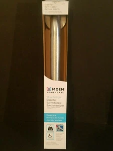 NEW IN BOX Moen Home Care 18” X 1-1/2” Peened Grip Grab Bar LR8918P - Picture 1 of 7