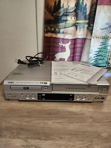 Sanyo DVW-6100 VCR/DVD Cassette Player/Recorder (No Remote) - Picture 1 of 2
