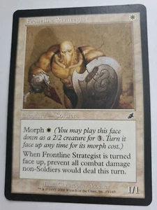 MTG Magic The Gathering Card Frontline StrategistCreatureSoldier White Scourge - Picture 1 of 2