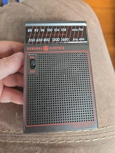 Old School General Electric Handheld Battery Radio - Picture 1 of 6