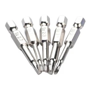 5Pcs Sale Magnetic Triangle Head Screwdriver Bits Shank 1/4 Steel J7B3 - Picture 1 of 7