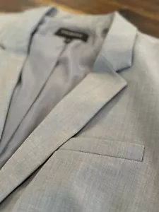 TALBOTS Woman NWT $189 Solid Gray Lined Wool Blazer Jacket Top Size 18 - Picture 1 of 6