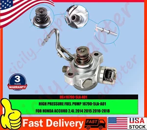 High Pressure Fuel Pump 16790-5LA-A01 For Honda Accord CR-V Acura TLX ILX 2.4L - Picture 1 of 12