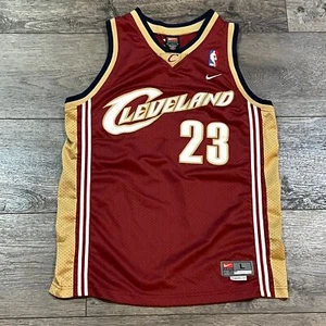 Vintage Nike LeBron James Cleveland Cavs Swingman Jersey - Youth Large Length +2 - Picture 1 of 9