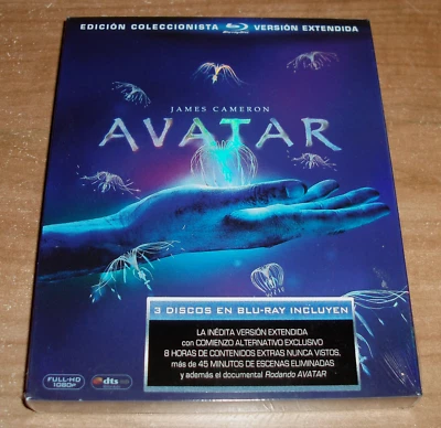 20TH CENTURY FOX Avatar Edicion Coleccionista Extendida 3 Blu-Ray Nuevo Sellado Ciencia Ficcion