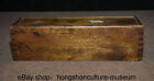 11.2 " China Huanghuali Wood Inlay Shell Dynasty Rabbit Pattern Jewelry Box