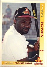 1996 Abilene Prairie Dogs Barry Jones Trading Card