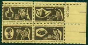 SCOTT #'s 1456-1459 PLATE BLOCK, AMERICAN BICENTENNIAL, MNH, GREAT PRICE! - Picture 1 of 1
