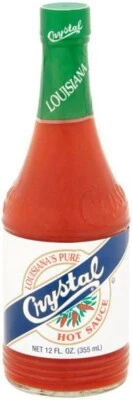 Salsa caliente pura Crystal Louisiana's - 12 oz - Kosher, sin gluten, sin OGM Foto 1 de 3