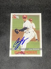Chris Sampson 2003 Grandstand Salem Avalanche Auto Autographed Signed MILB Card