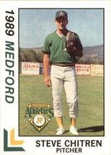 1989 Medford Athletics Best #20 Steve Chitren