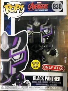 Black Panther 830 2021 Funko Pop Target EXKLUSIV Glow In The Dark schneller Versand - Bild 1 von 7