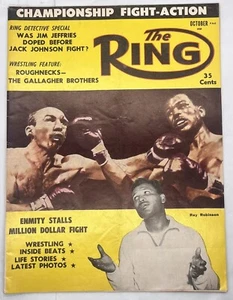 October 1959 The Ring Boxing Magazine Wrestling Archie Moore Ray Robinson - Picture 1 of 5