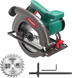 Sierra Circular HYCHIKA 1300W 4500RPM 185mm Mini Sierra Circular - Imagen 1 de 19