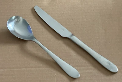 ROBERT WELCH MERIDIAN SS FLATWARE 8" DINNER SPOON 10" KNIFE REPLACEMENT - CHOICE - Image 1 of 2