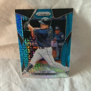 2019 Panini Prizm #119 Ji-Man Choi - Blue Mojo /399 - Picture 1 of 2