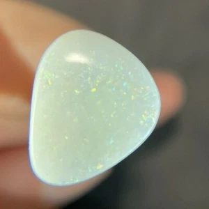 Beauty BASE PENDANT RING STONE Australian Coober Pedy Solid Natural Opal 4.23Cts - Foto 1 di 8