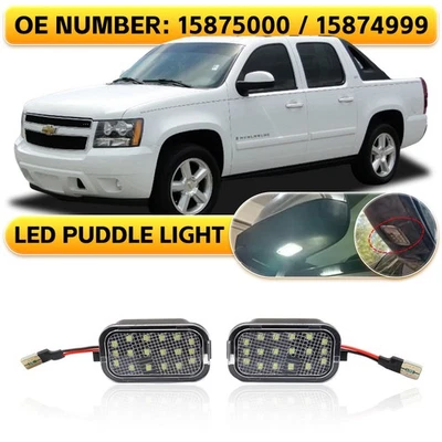 LED Side Mirror Puddle Light Assembly For 2007-2014 Cadillac Escalade EXT Base - Изображение 1 из 4