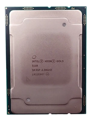 Intel Xeon 12C Gold 5118 2.3GHz LGA3647 16.5MB Cache Server CPU Processor SR3GF - Image 1 of 2