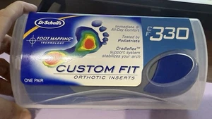 Dr. Scholl's CUSTOM FIT Foot Mapping Technology CF330 Orthotic Inserts NEW - Picture 1 of 11