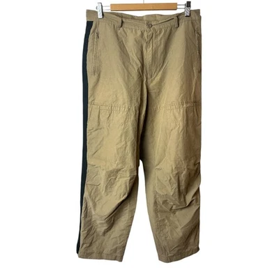 Lee Dungarees Khaki Black Side Stripe Straight Leg Pants Men's Size 33/32 - Image 1 of 4