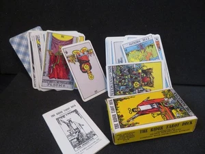 Der Reiter Tarot Deck Pocket Edition 1971 Waite Tarot Deck mit Booklet komplett - Bild 1 von 5