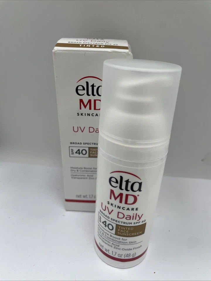 Тонированный УФ ежедневный широкий спектр Elta MD SPF 40 1,7 унции 48 г срок годности 07/26 новый в коробке - Изображение 1 из 1