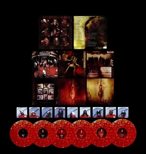 SLIPKNOT 6LP 25th Anniversary Blood Splatter Box Set Limited /1899 New Seal - Picture 1 of 1