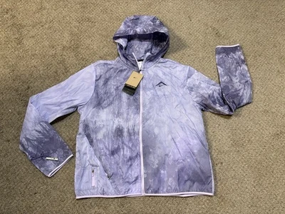 ¡NUEVO CON ETIQUETAS! Chaqueta de Correr Nike Trail Repel Empacable Pista XC Púrpura Mujer Talla L $120 Foto 1 de 4