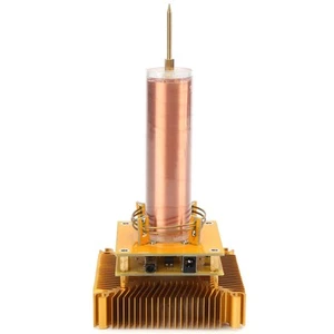 Music Coils Brass Golden Experiment Module W/ Light CPU Radiator Base✈ - Afbeelding 1 van 22
