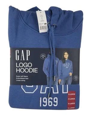 Sudadera con Capucha Gap Unisex Adulto Bordada Canguro Bolsillo Suave Polar XL Foto 1 de 3