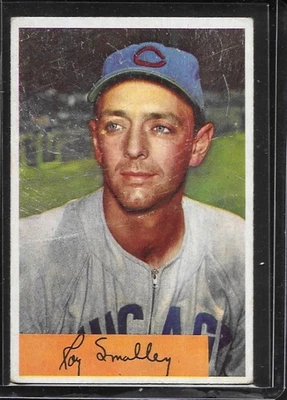 1954 Bowman - Roy Smalley #109. Ex - Imagem 1 de 2