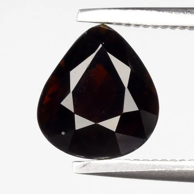 💎 Turmalina amarilla profunda natural pera VVS de 1,41 quilates - Piedra preciosa de Tanzania sin calentar Foto 1 de 4