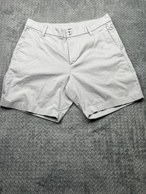 Lululemon Commission Classic Fit Oxford Grey Shorts Mens 33 Golf 7" Inseam - Image 1 of 4