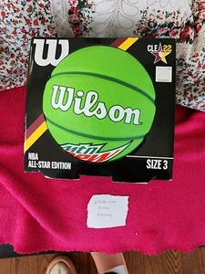 2022 NBA All-Star Game MOUNTAIN DEW Official Mini Size 3 Ball Basketball - Picture 1 of 2