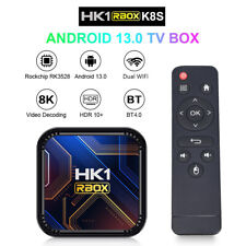 HK1  Android 13 Smart TV Box 2.4G& 5G 4K HD Bluetooth Set Top Boxes Media Player